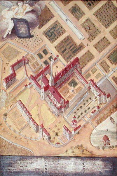 Perspective view of the Abbey, from l