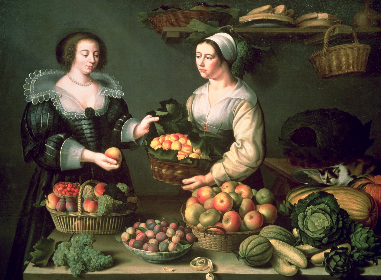 The Fruit and Vegetable Seller by Louise Moillon