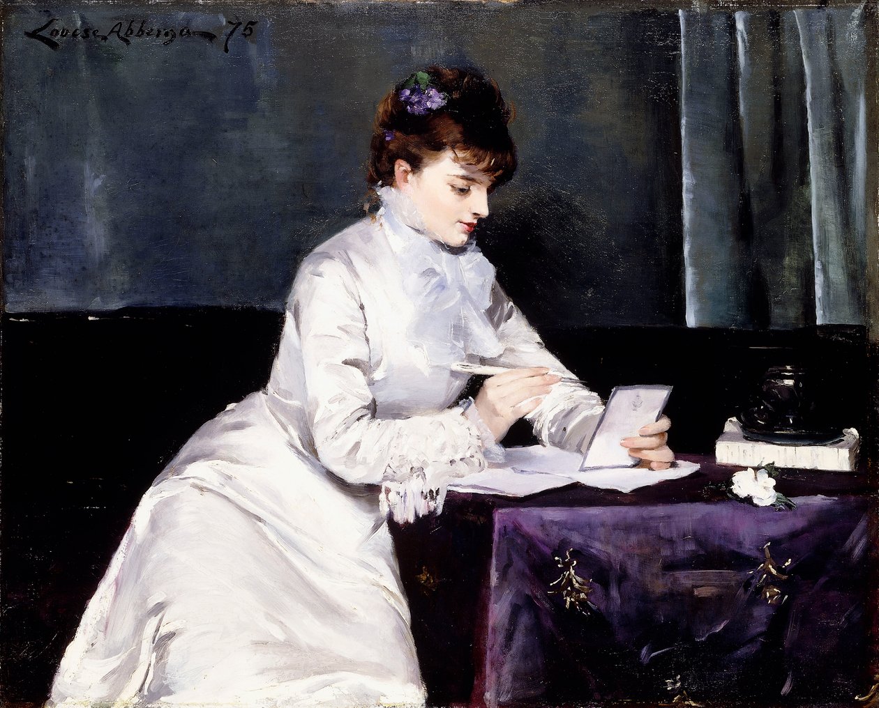 Portrait of Madame Lucien Guitry by Louise Abbéma