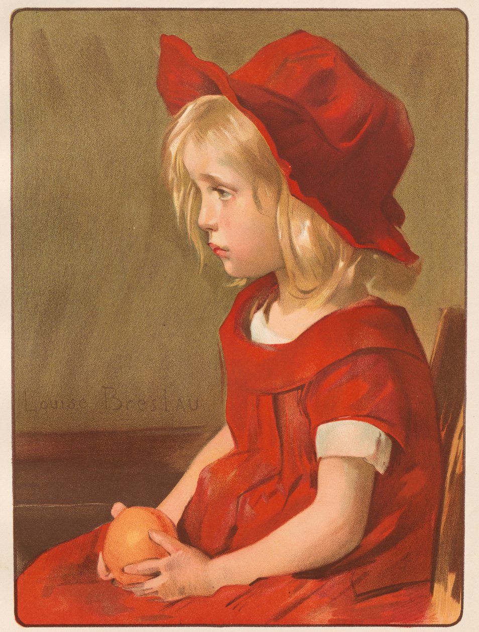 Girl with Orange, 1899 by Louise Breslau