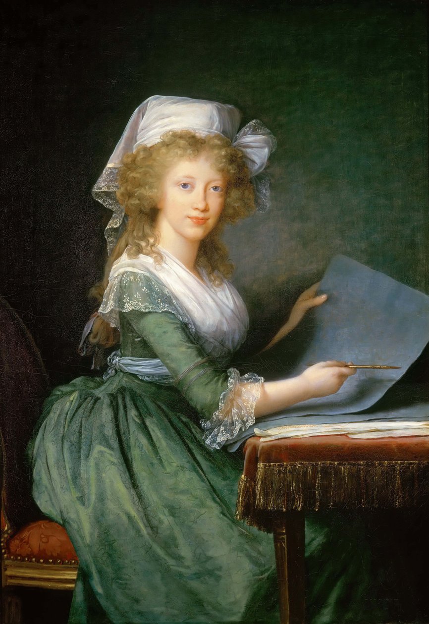 Princess Luisa Maria of Naples and Sicily by Elisabeth Louise Vigee Lebrun
