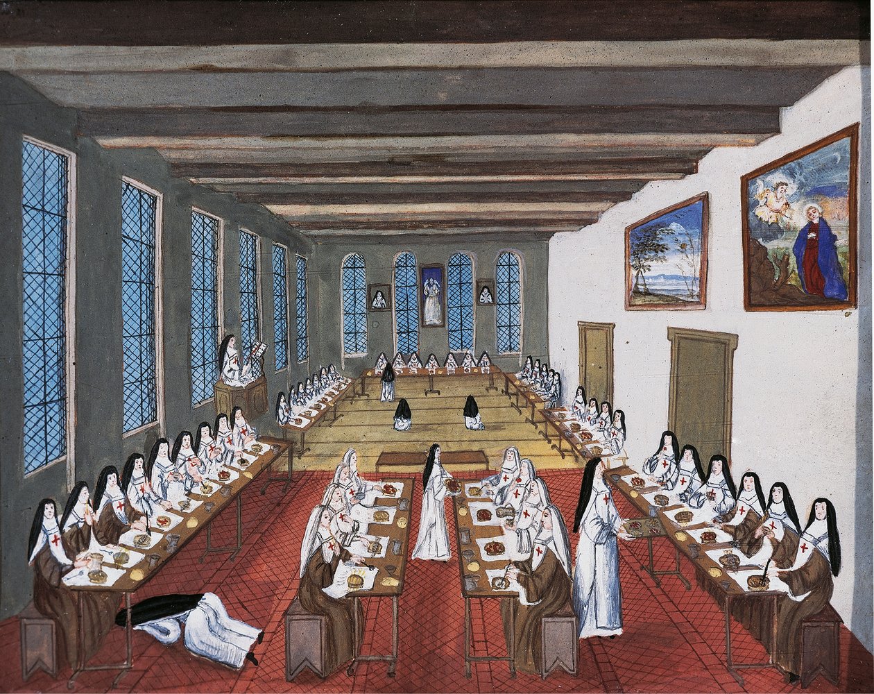 Port-Royal des Champs Abbey, refectory by Louise Magdeleine Hortemels