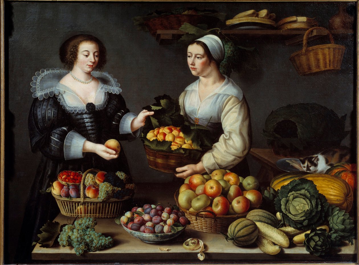 The Fruit and Vegetable Merchant by Louise Moillon
