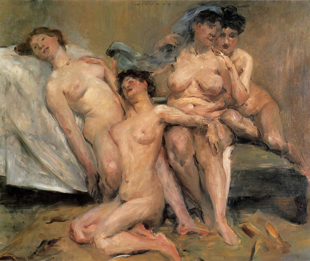 Group of Women Friends by Lovis Corinth