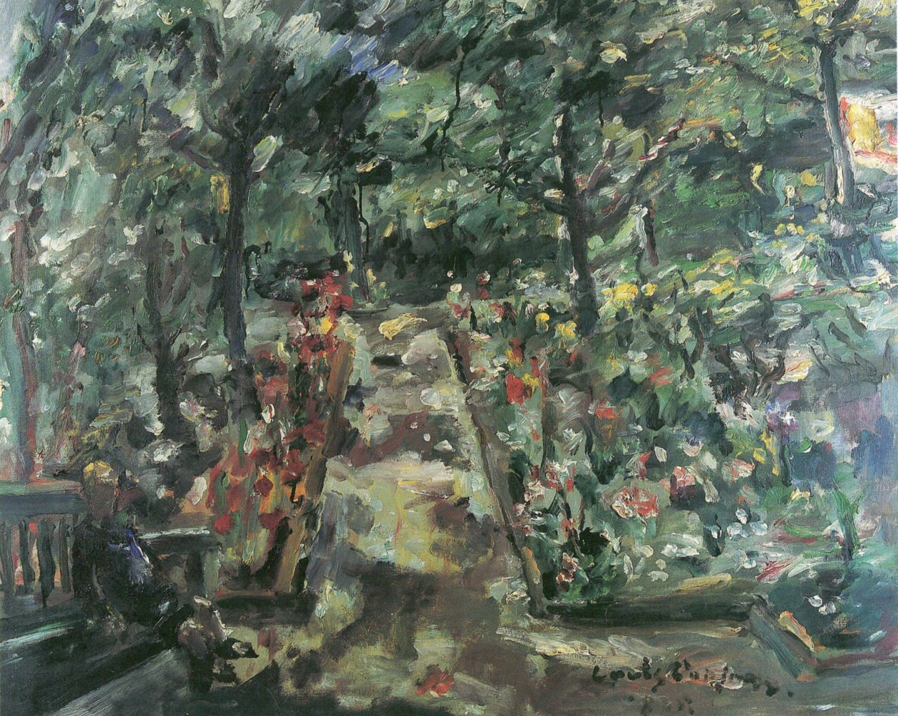 Garden in Berlin-Westend by Lovis Corinth