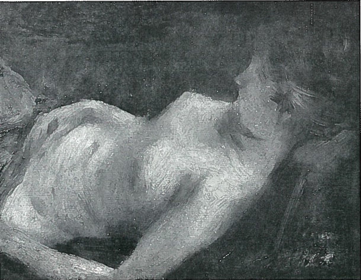 Reclining Female Nude by Lovis Corinth