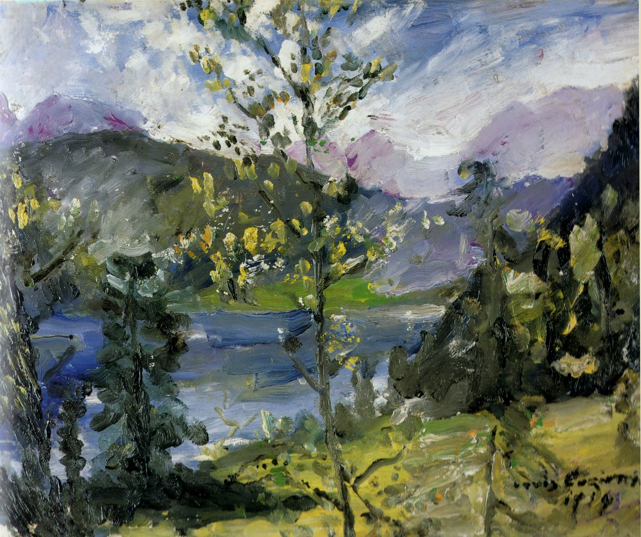 October Snow at Walchensee by Lovis Corinth