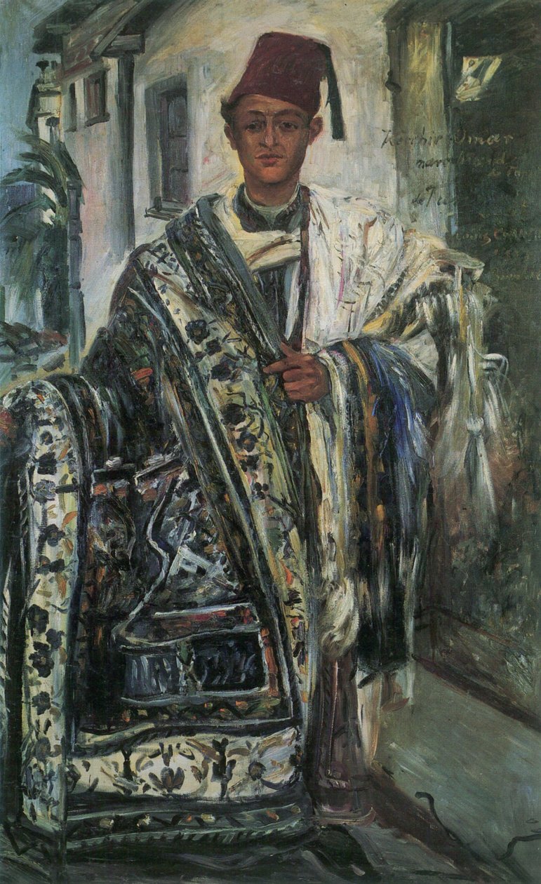 Oriental Carpet Dealer by Lovis Corinth