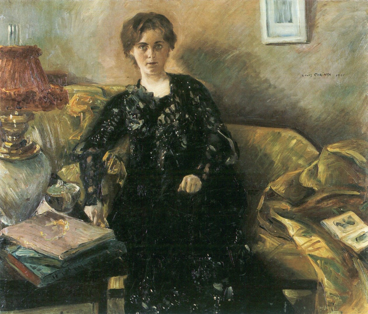 Portrait of Frau Korfiz Holm by Lovis Corinth