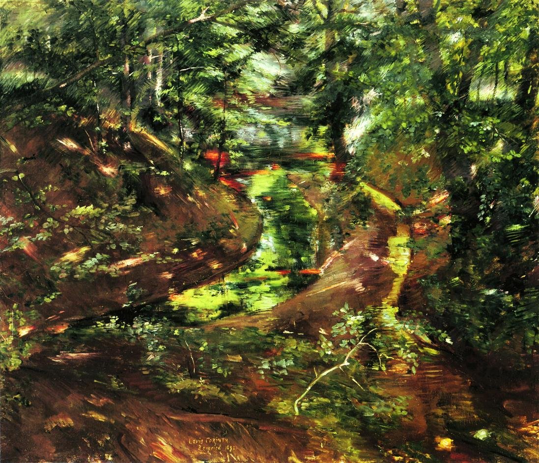 Forest Interior in Bernried by Lovis Corinth