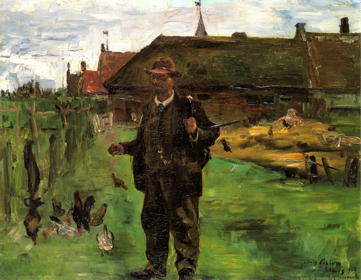 Portrait of the Painter Paul Baum in Sluis by Lovis Corinth