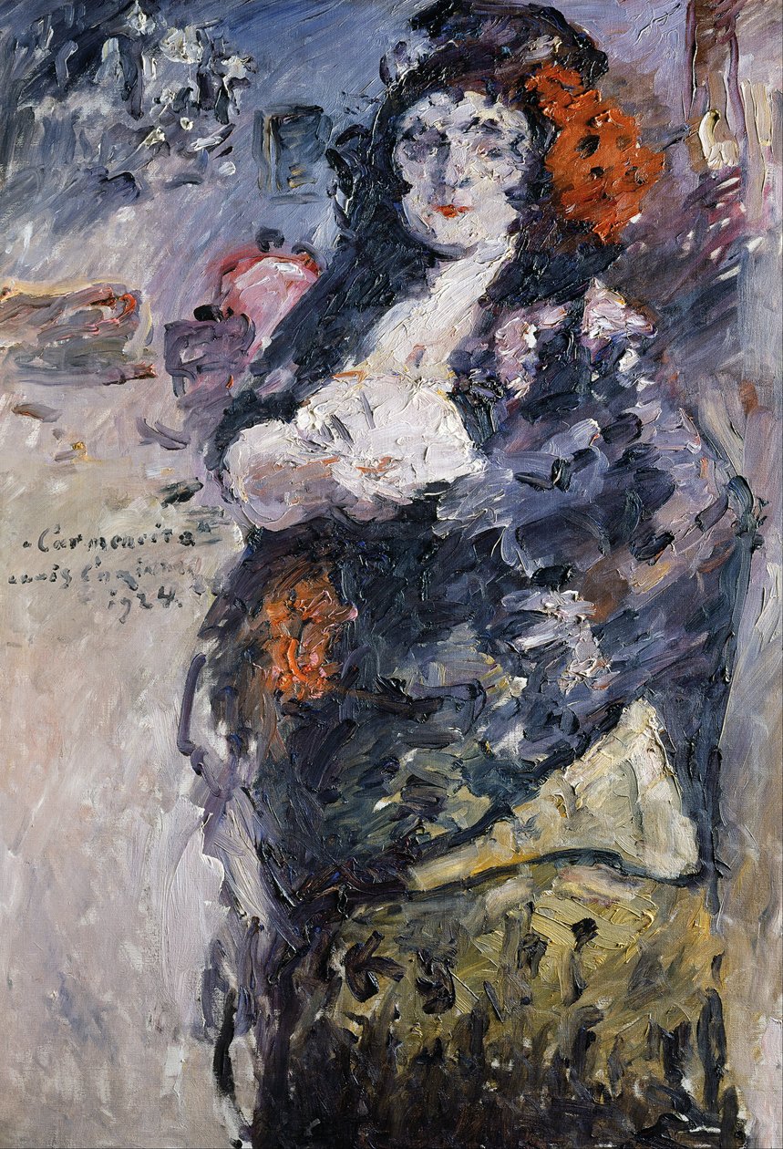 Carmencita, Portrait of Charlotte Berend-Corinth in Spanish Dress by Lovis (1858 1925) Corinth