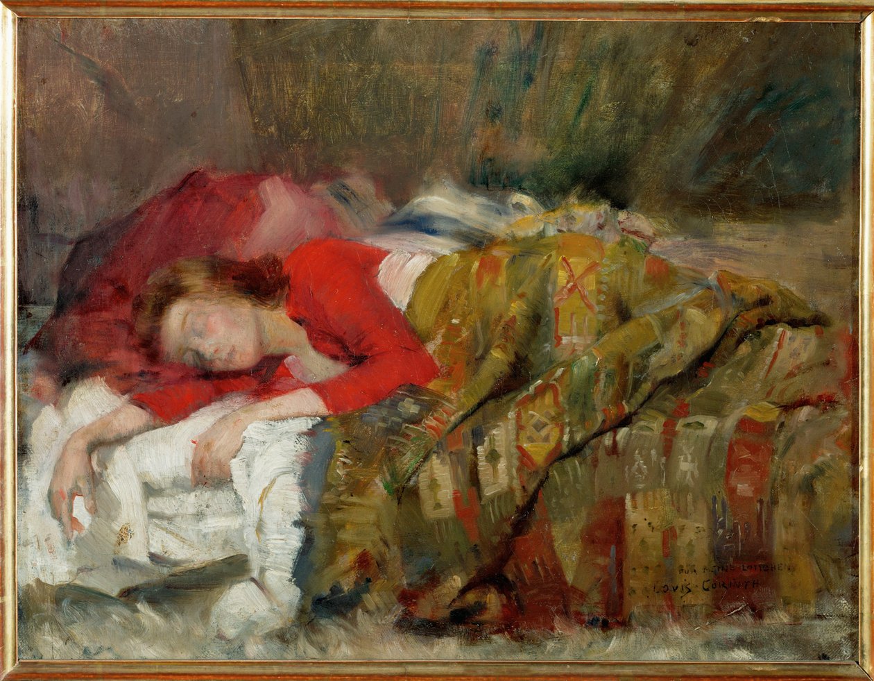 For My Lotty by Lovis (1858-1925) Corinth