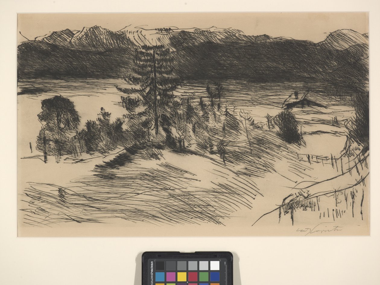 Large Walchenzee by Lovis (1858 1925) Corinth