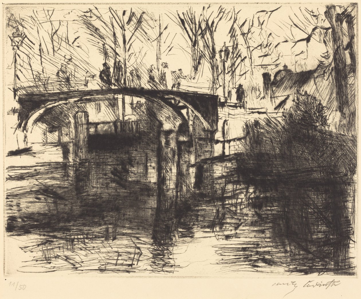 From the Tiergarten (View of the Tiergarten) by Lovis Corinth