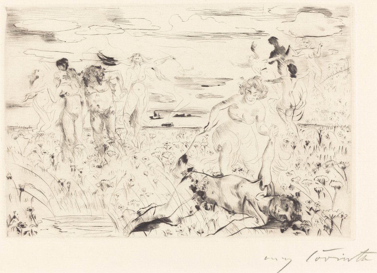 Bacchanal by Lovis Corinth