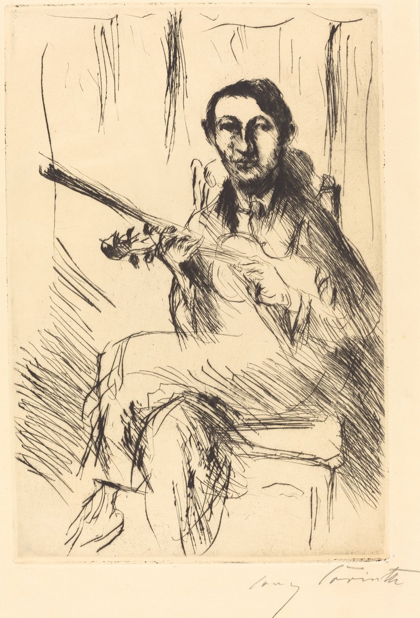 Portrait of Andreas Weissgaerber, 1919 by Lovis Corinth