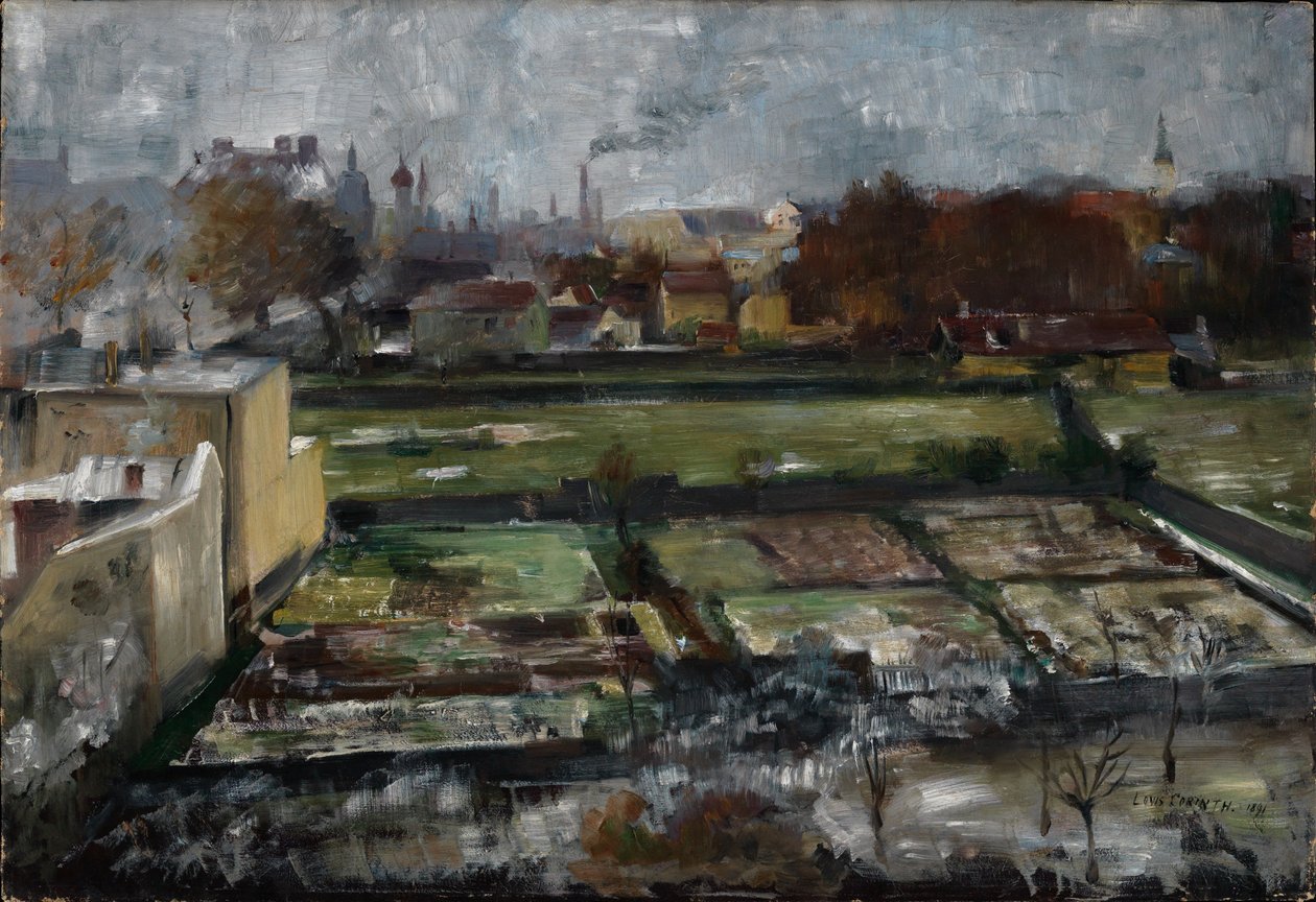 View from Munich Studio by Lovis Corinth