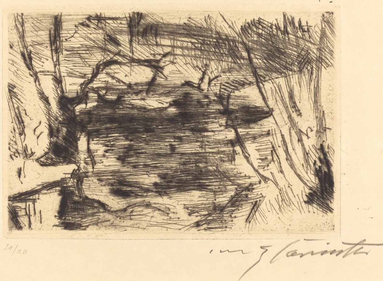 The New Lake by Lovis Corinth