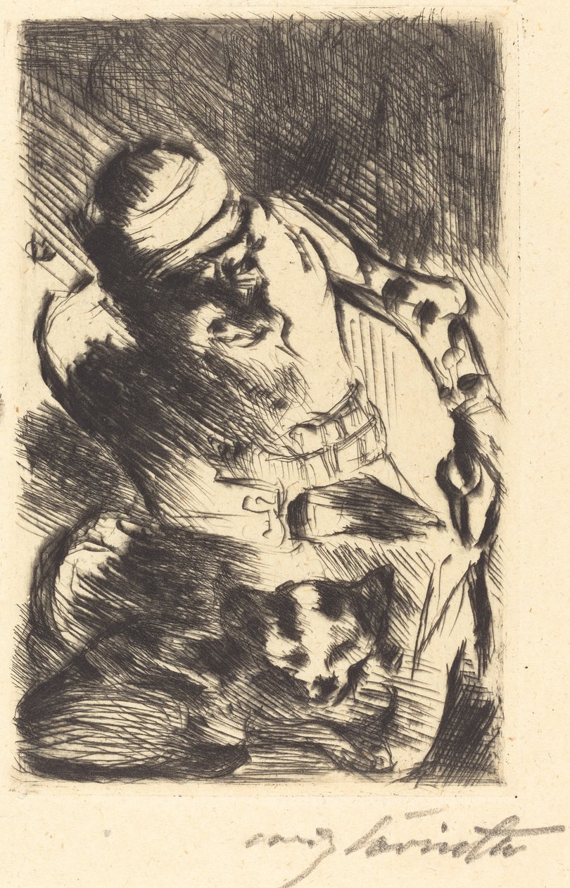 The Cat of the Prophet by Lovis Corinth