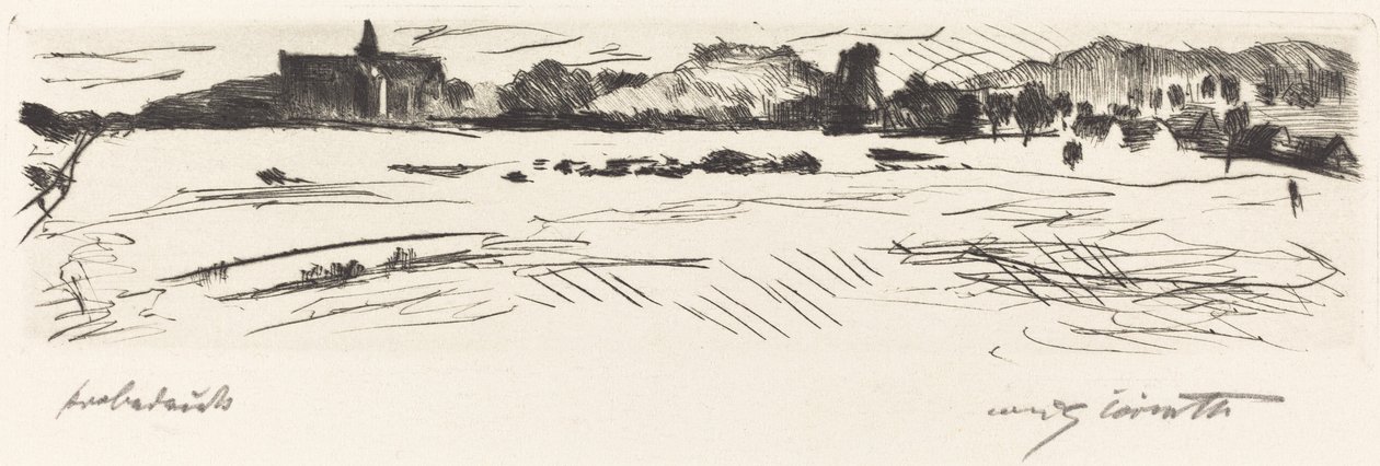 Landscape with Dunes by Lovis Corinth