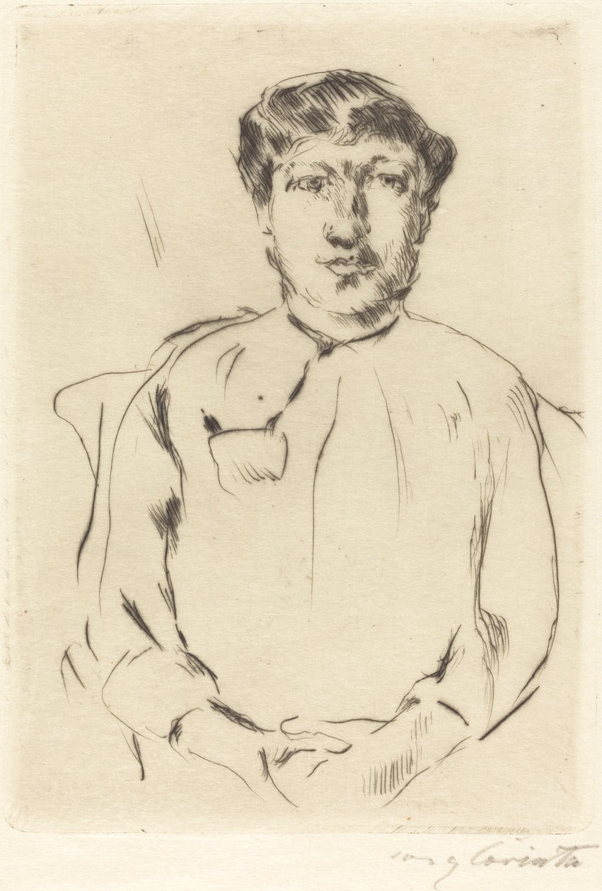 Portrait of a Woman by Lovis Corinth