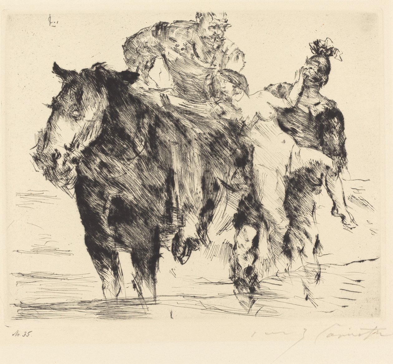 Rape by Lovis Corinth