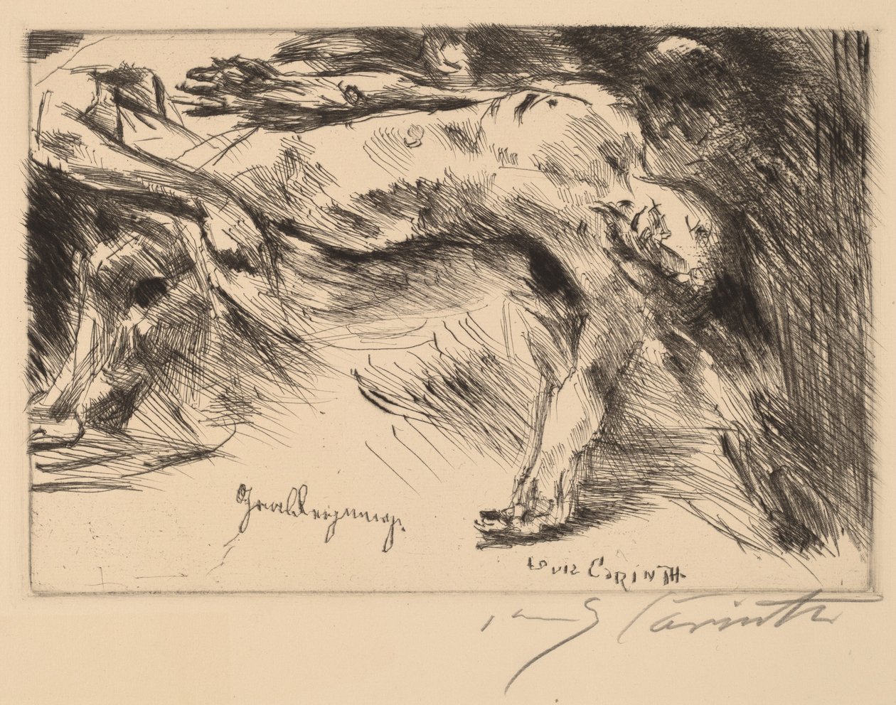 Burial, 1921-1922 by Lovis Corinth