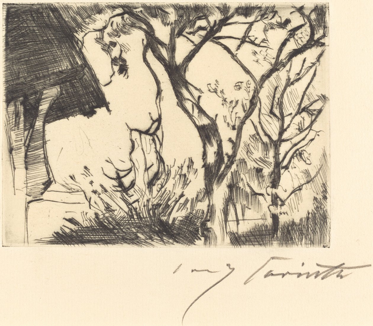 Corner of a House, 1918 by Lovis Corinth