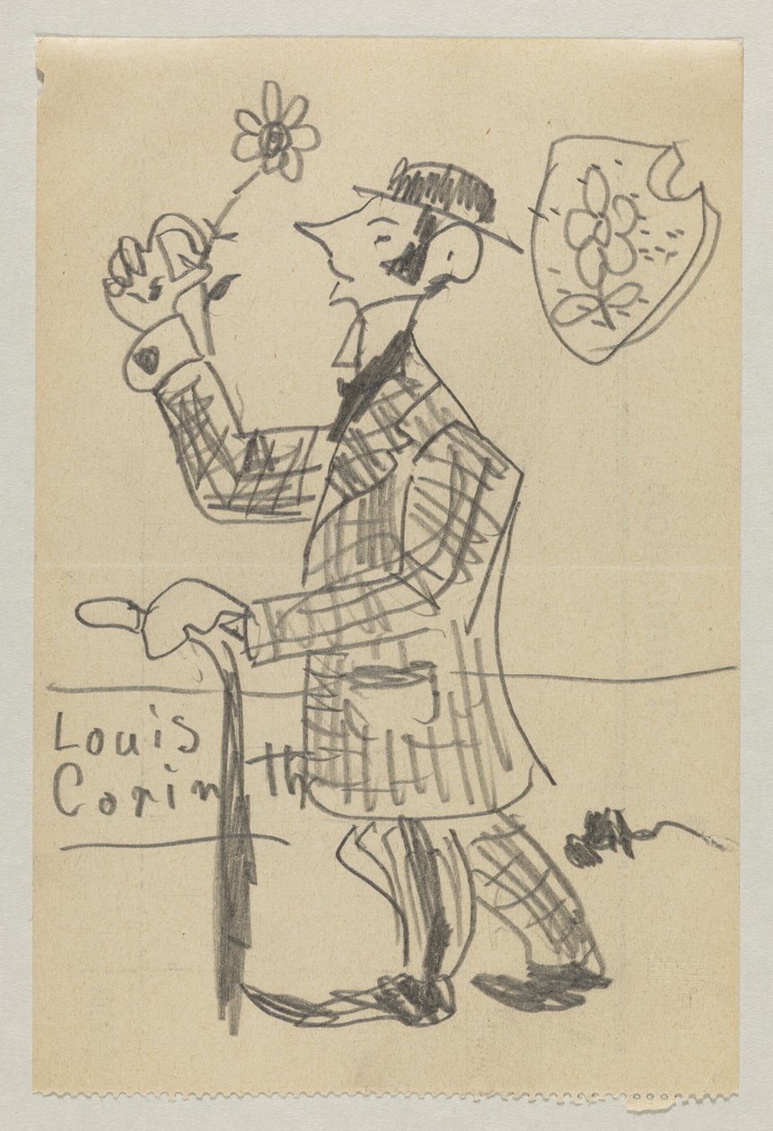 Lovis Corinth to Carl Strathmann by Lovis Corinth