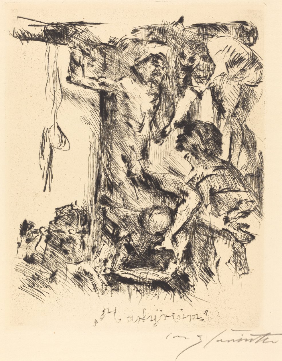 Martyrdom by Lovis Corinth