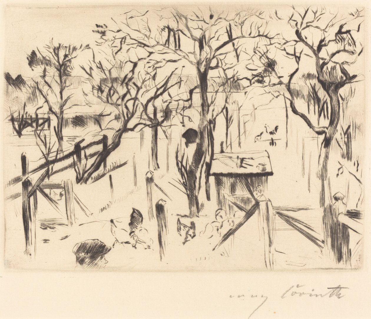 Fruit Garden in Autumn by Lovis Corinth