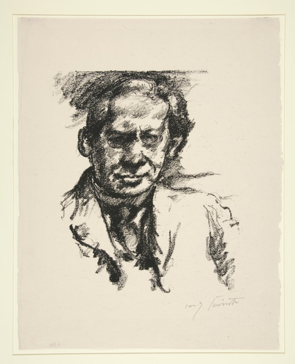 Portrait of Arno Holz by Lovis Corinth