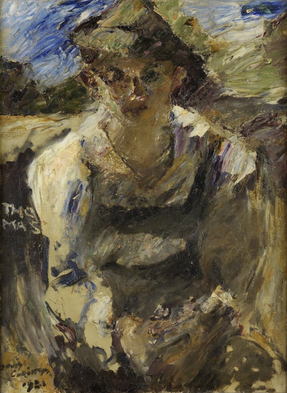 Portrait of the Son Thomas by Lovis Corinth