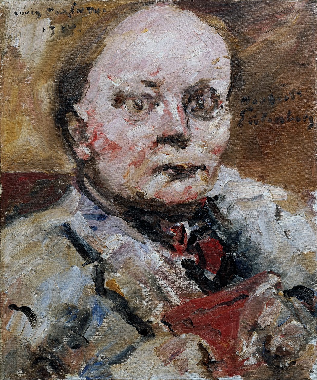 Portrait of the poet Herbert Eulenberg by Lovis Corinth