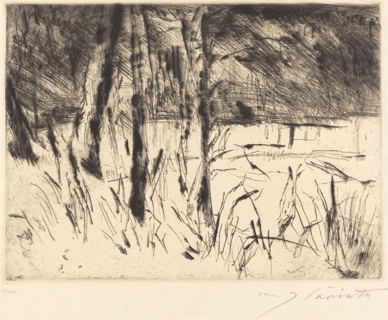 Tiergarten Zoological Garden by Lovis Corinth