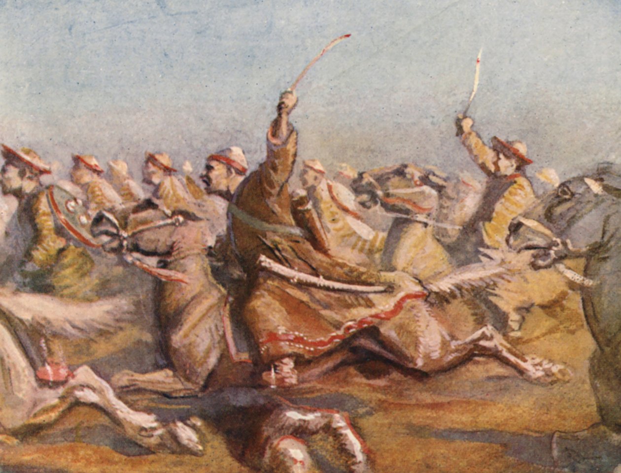 Illustration for Stories of the Crusades by Lowes Dalbiac Luard