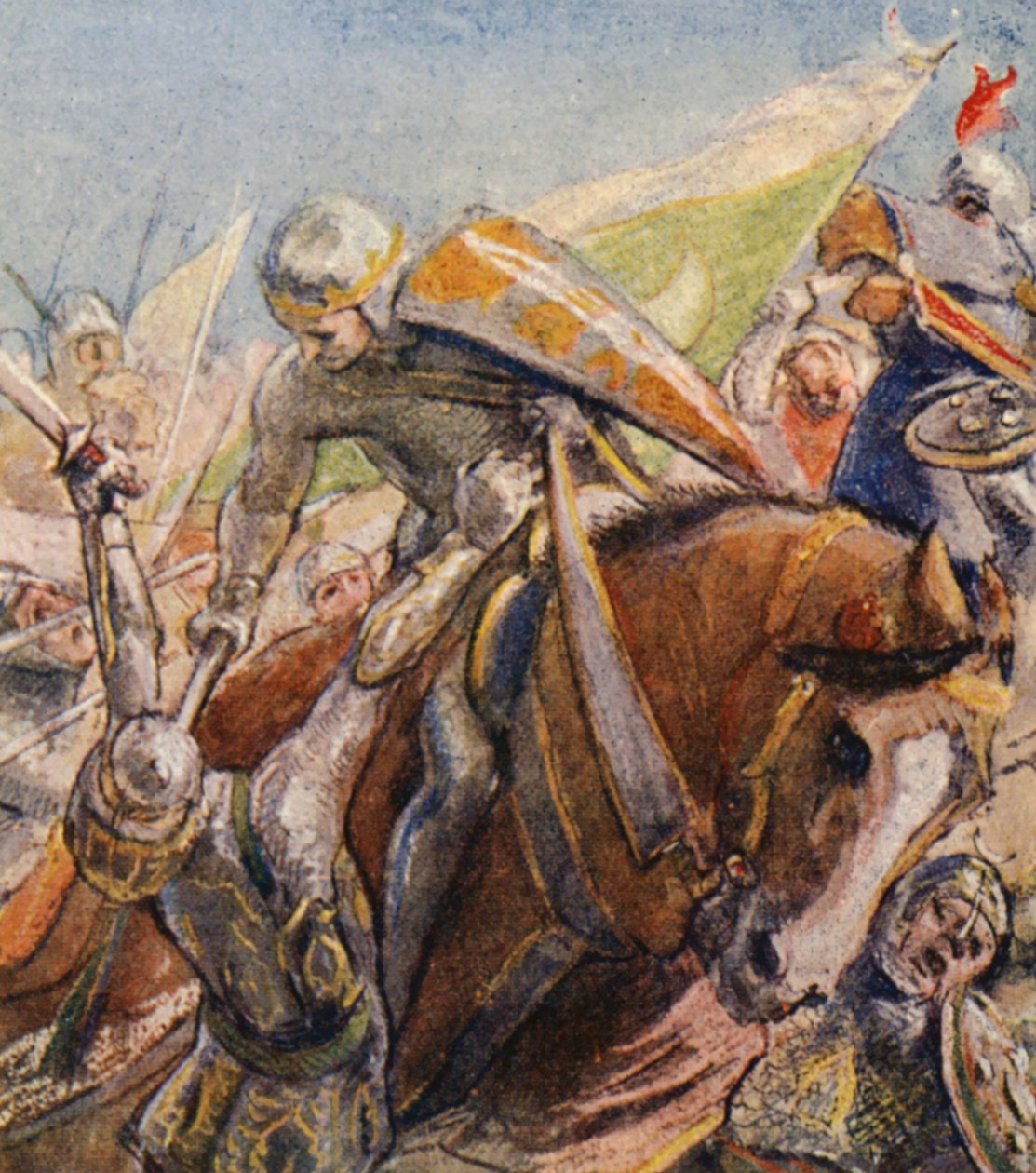 Illustration for Stories of the Crusades by Lowes Dalbiac Luard