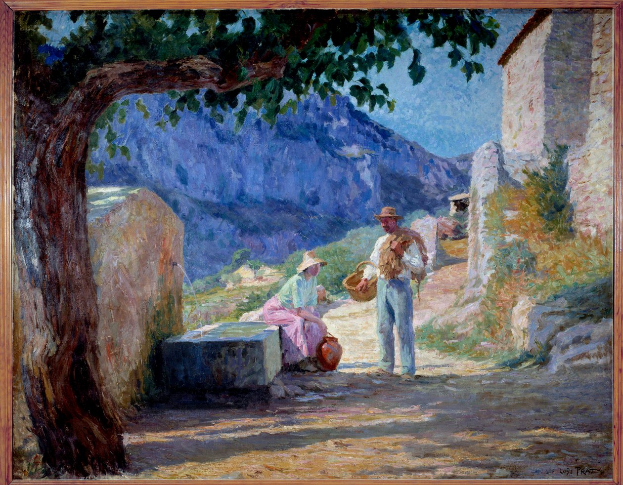Monsieur Prat and His Daughter by Loys Prat