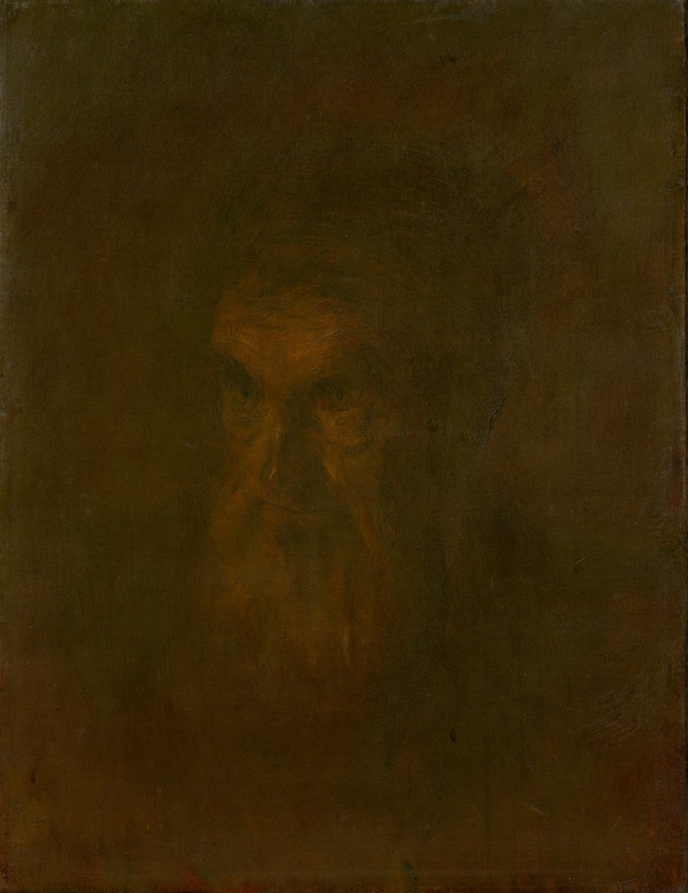 Head Study of an Old Man by Laszlo Mednyanszky