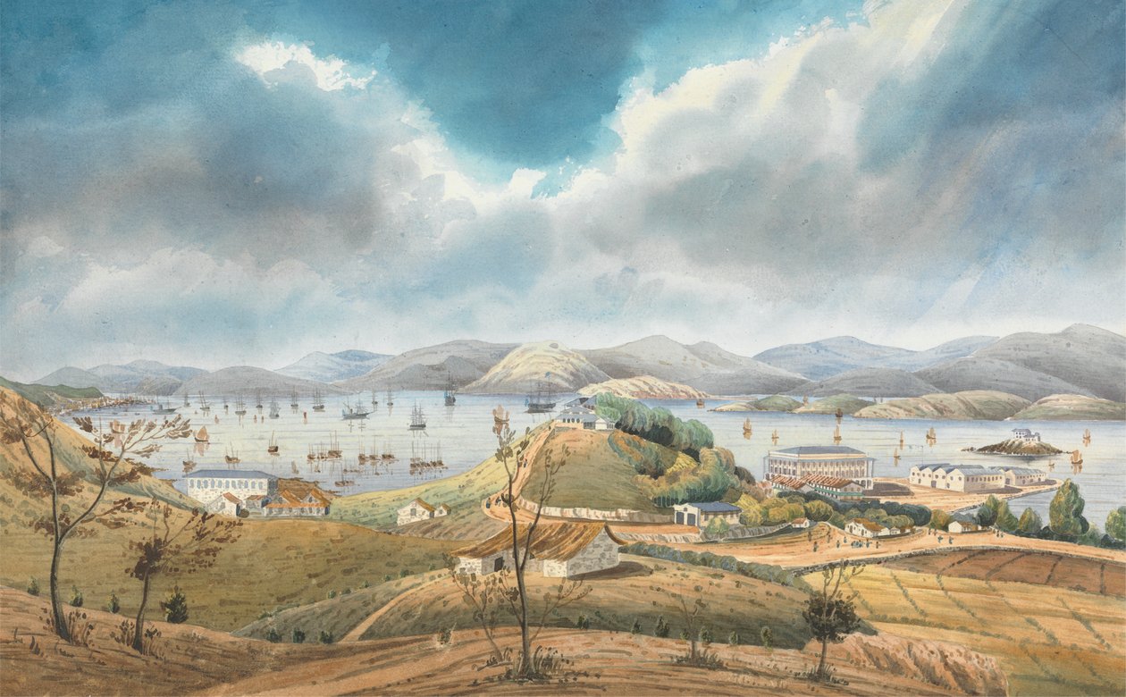 Hong Kong Harbor by Lt. Humphrey John Julian