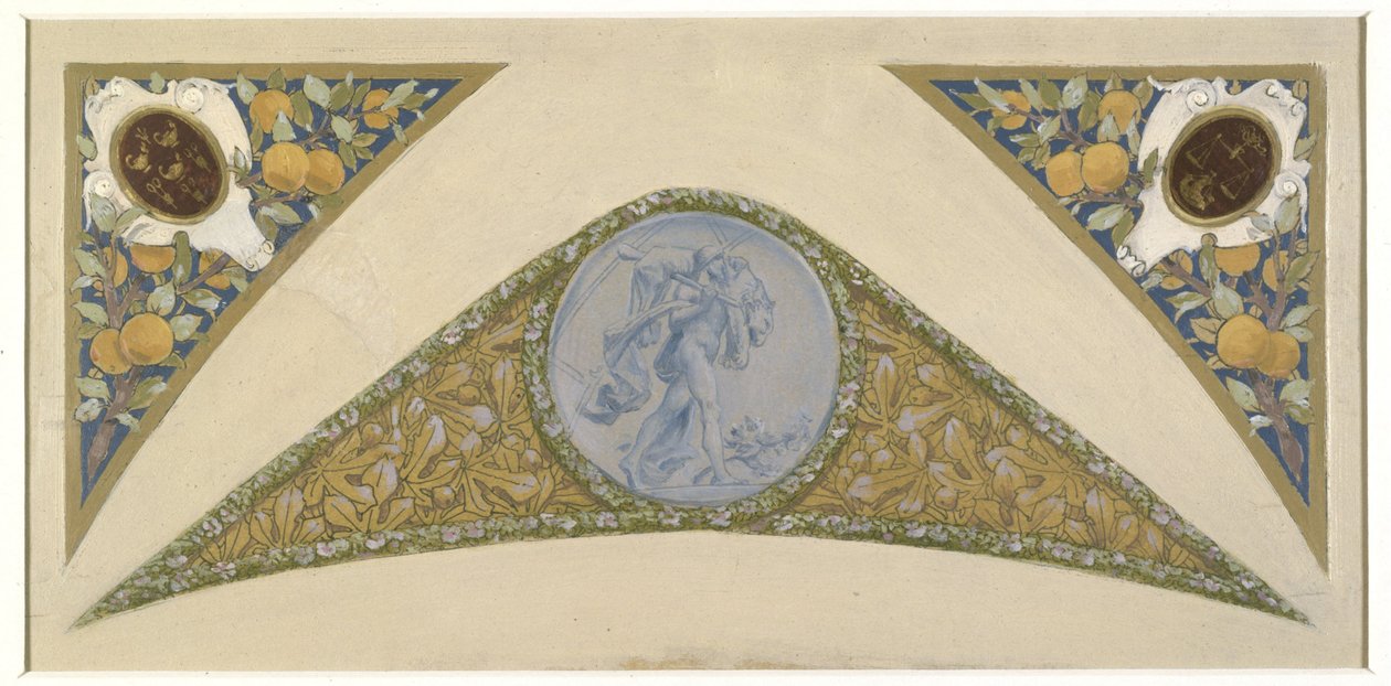 Sketch for the Festival Staircase at Paris City Hall: Lion, between 1888 and 1898 by Luc Oliver Merson