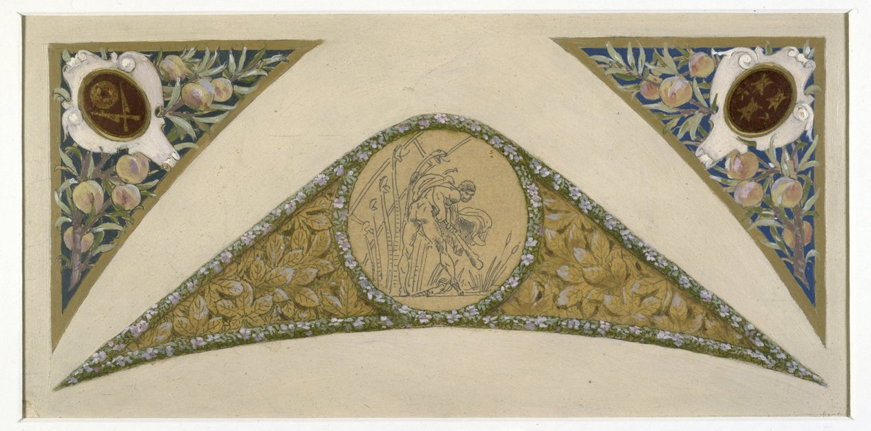 Sketch for the Festival Staircase at Paris City Hall: Scorpion, ca. 1888 -1898 by Luc Oliver Merson