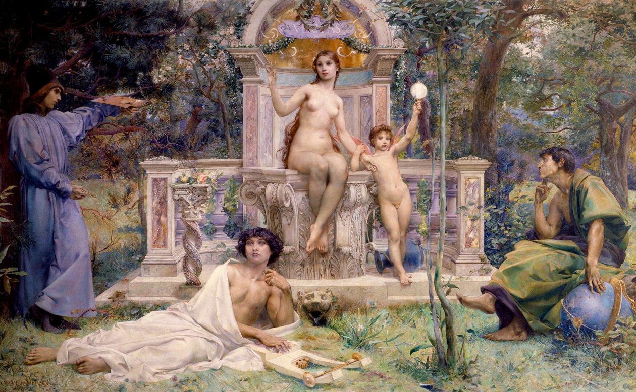 Decoration of the Hotel Watel-Dehaynin: The Verite by Luc Oliver Merson