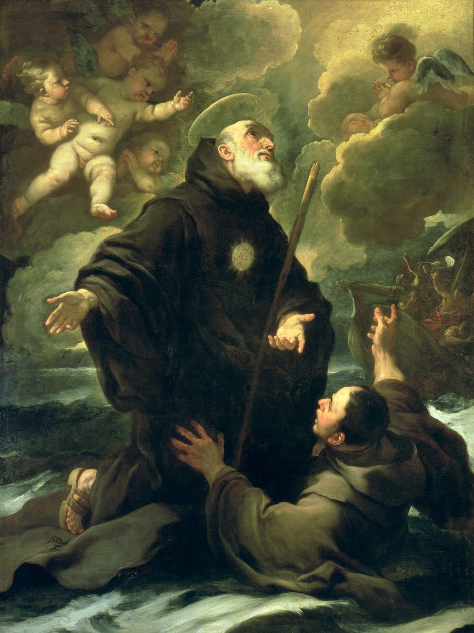 St Francis of Paola, 1416-1507 by Luca Giordano