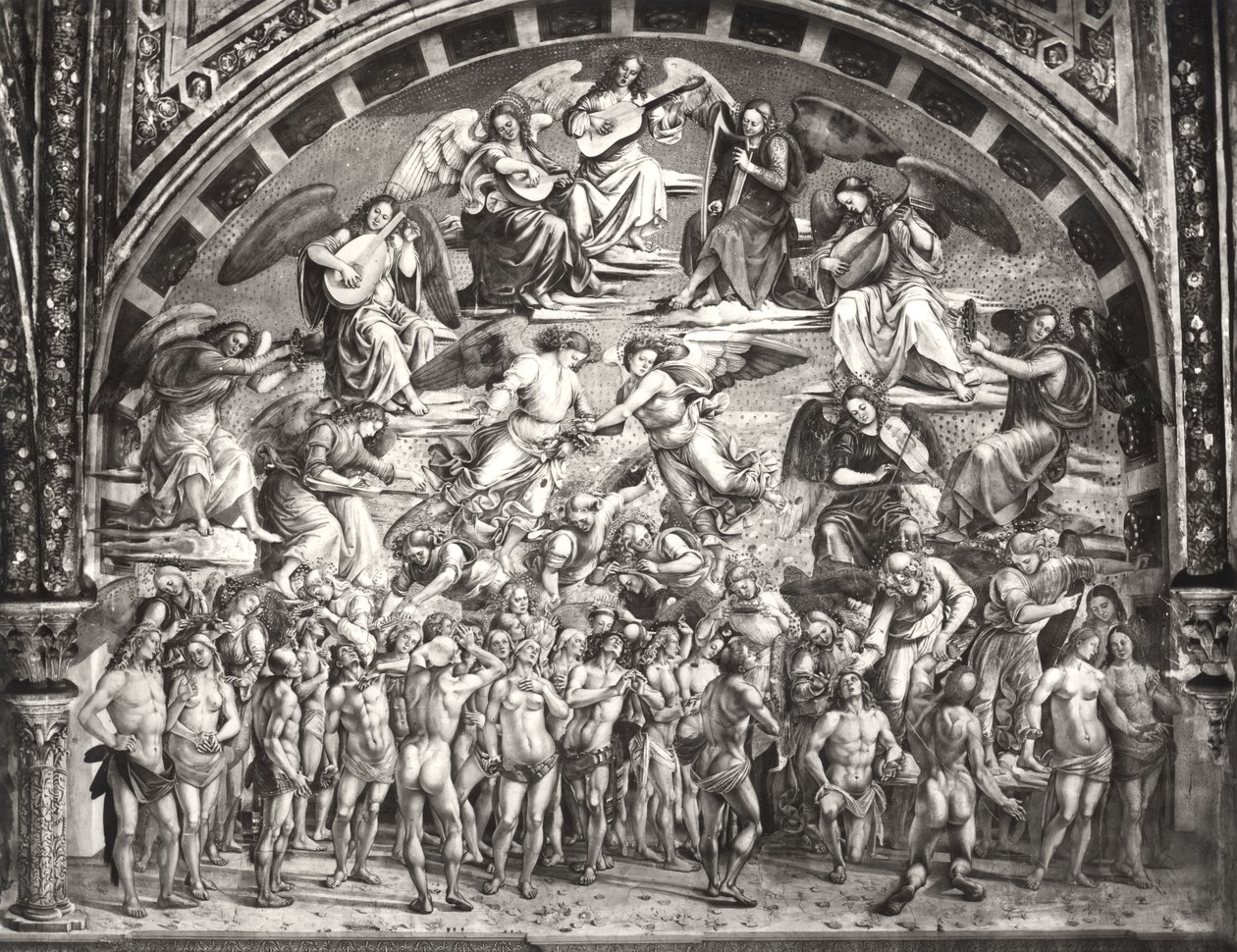 The Calling of the Chosen to Heaven by Luca Signorelli