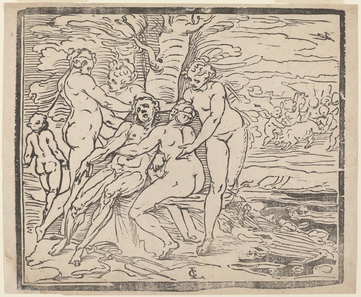 Death of Adonis by Luca Cambiaso