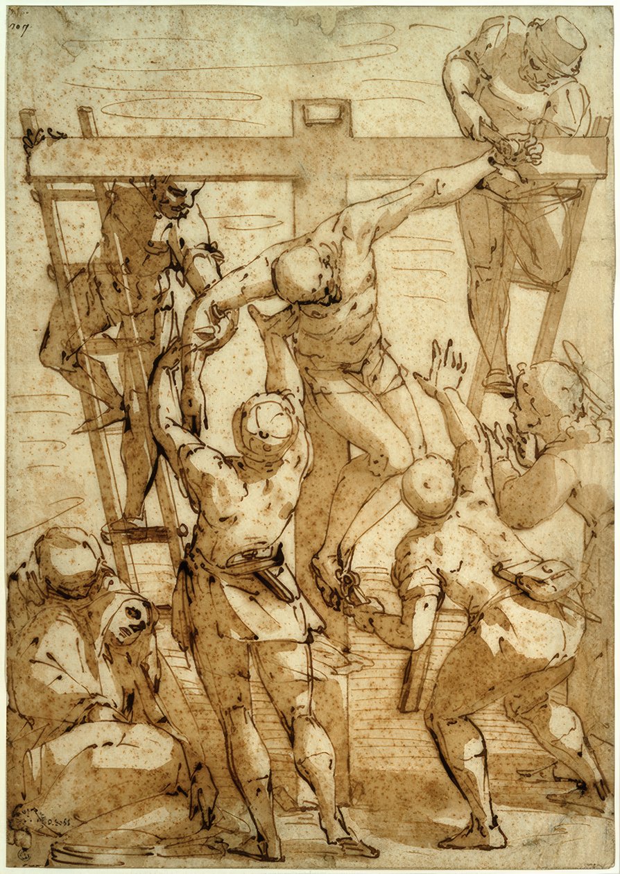 The Descent from the Cross by Luca Cambiaso