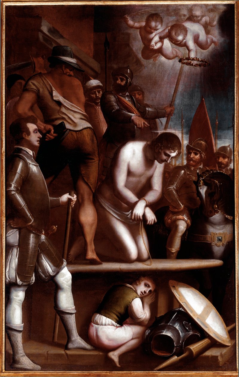 The Deposition of Saint George by Luca Cambiaso