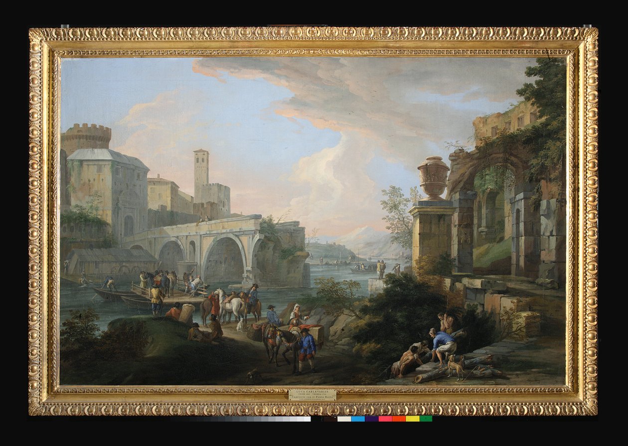 Capriccio with the Ponte Rotto by Luca Carlevaris